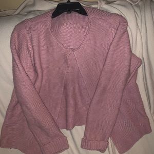 Pink cardigan
